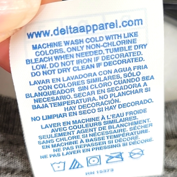 DELTA PRO WEIGHTS Gray Short Sleeve Tee Size L - Picture 3 of 5